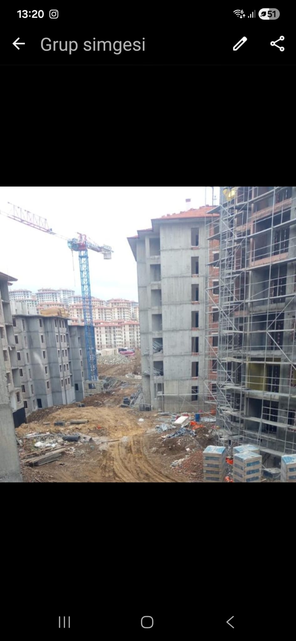 Kartal Soğanlı TOKİ — TOKİ bloklar ve ekskavatör